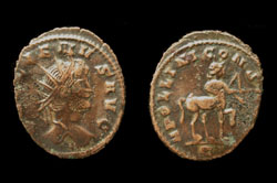 Gallienus, Zoo Issue, Centaur Drawing Bow reverse